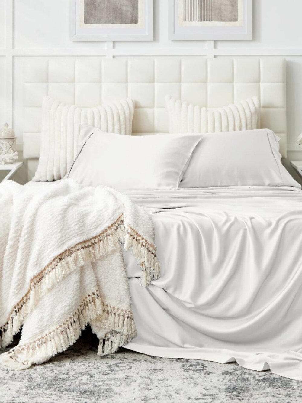 King Bamboo Viscose Luxury 4 Piece Sheet Set